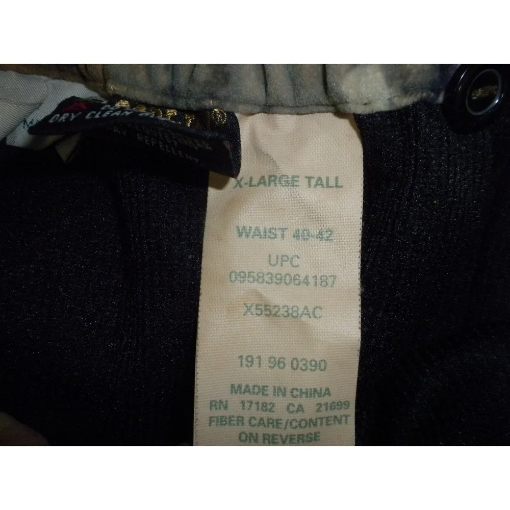 10X‎ Advantage Gore-Tex Pants XLT Camo Rainwear Hunting Ankle Zip Lined VTG 90's
